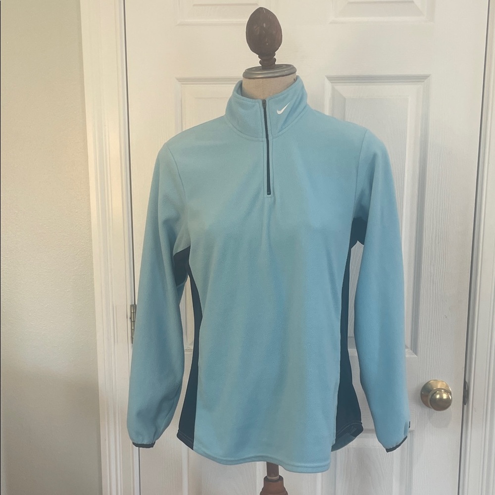 Nike Sky Blue Quarter-Zip Top